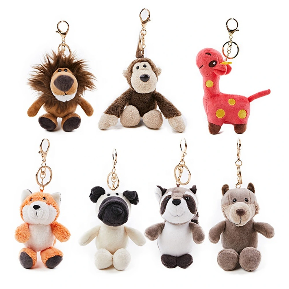 New Arrival Animal Plush Keychains-J005