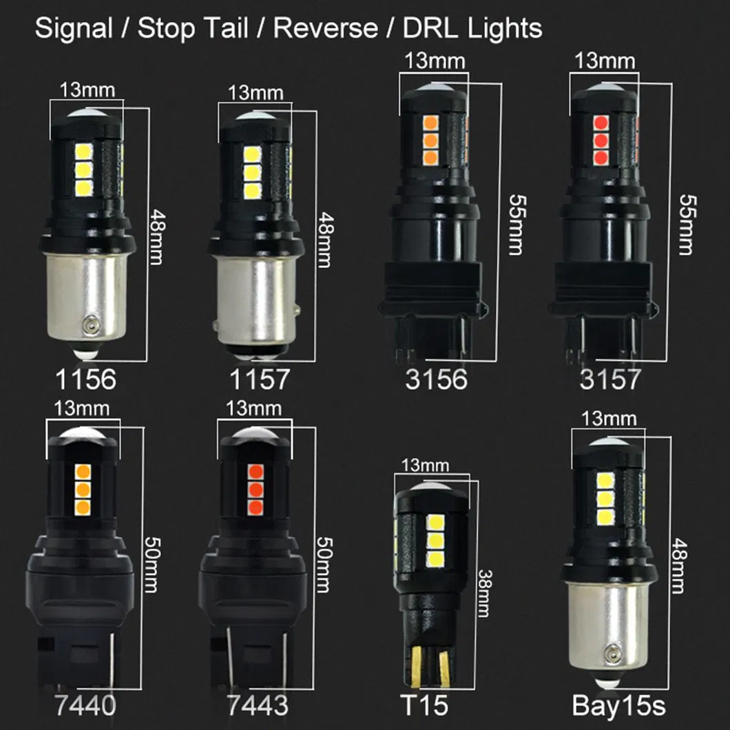 G-View 17SMD 12-18V Car Accessories Lamp Auto Light signal for 3157 1156 LED OEM