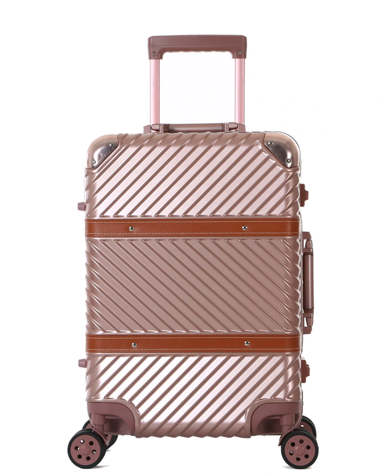 New Design, Good Quality Aluminum Frame PC Luggage (XHAF063)