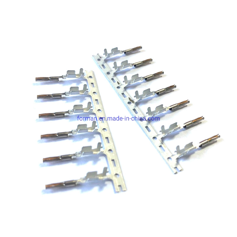 Copper Brass Alloy OEM Stamping Metal Parts Auto Wire Harness Terminals