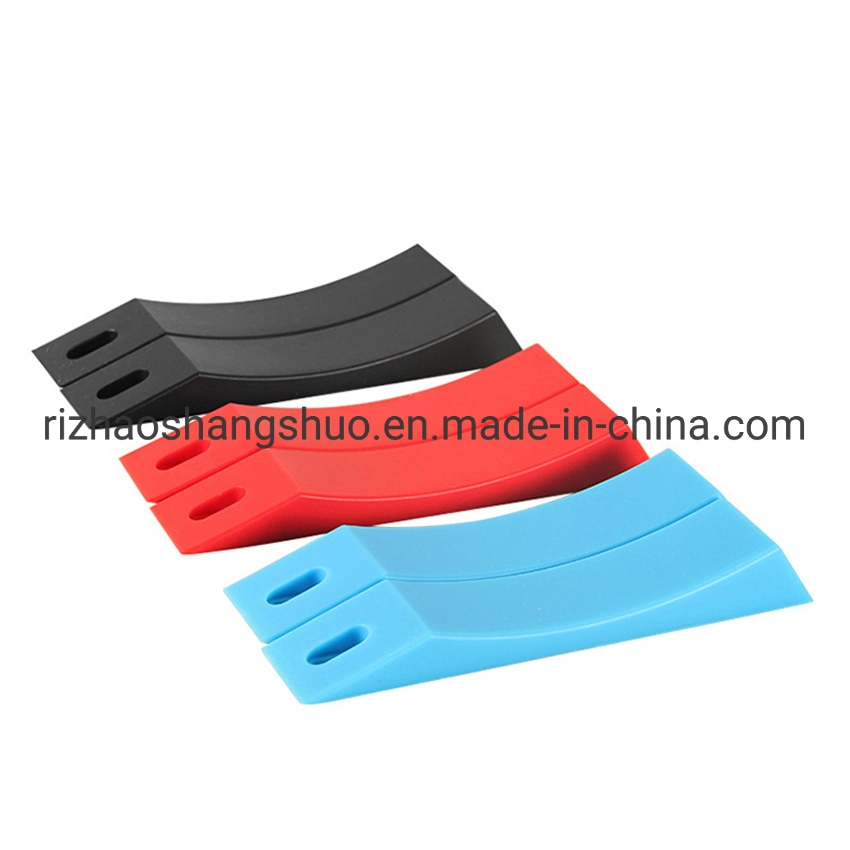 High quality/High cost performance  Portable Silicone Barbell Wedge Deadlift Foam Barbell Pad Anti-Slip Design Barbell Jack Wedge Rubber Deadlift Barbell Jack Alternative Wedge