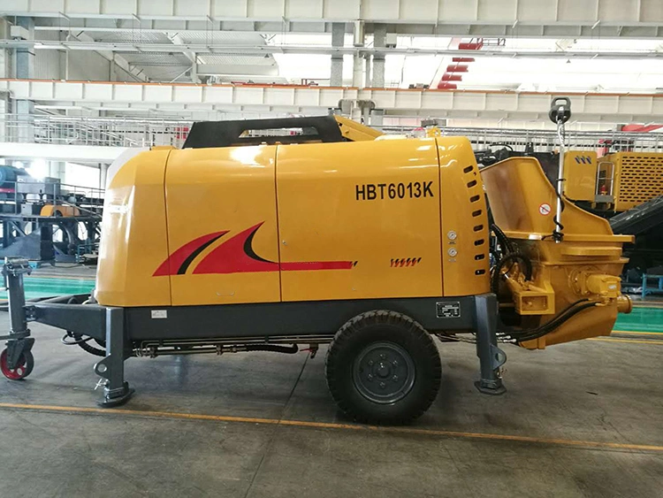 59m3/H Output Concrete Machinery Trailer Pump Hbt5010c-5I with High End Hydraulic System