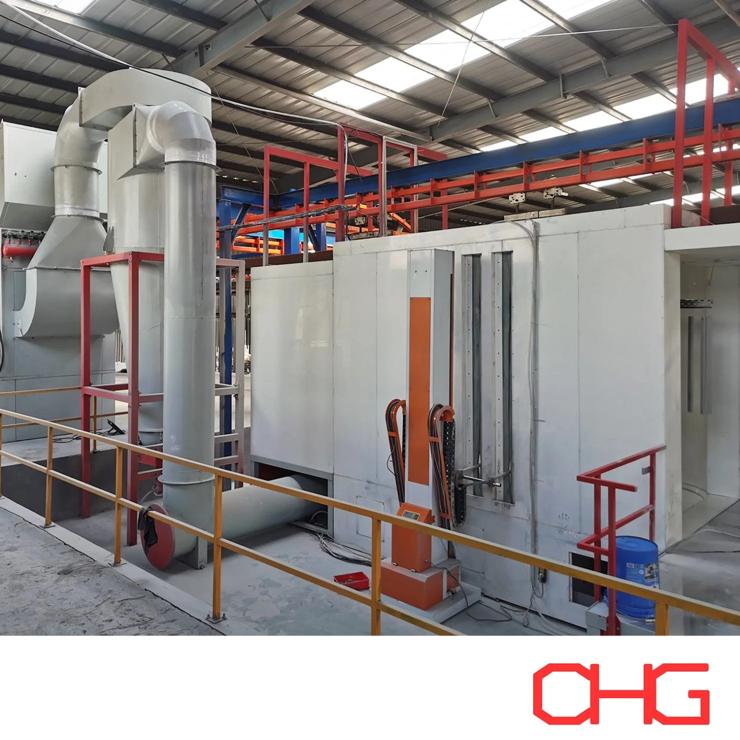 Powder Coating Production Line for Aluminium Profile Overhead Conveyor System