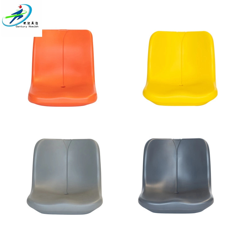 Medium Back Blue Stadium Bucket Seats 80cm Width Step