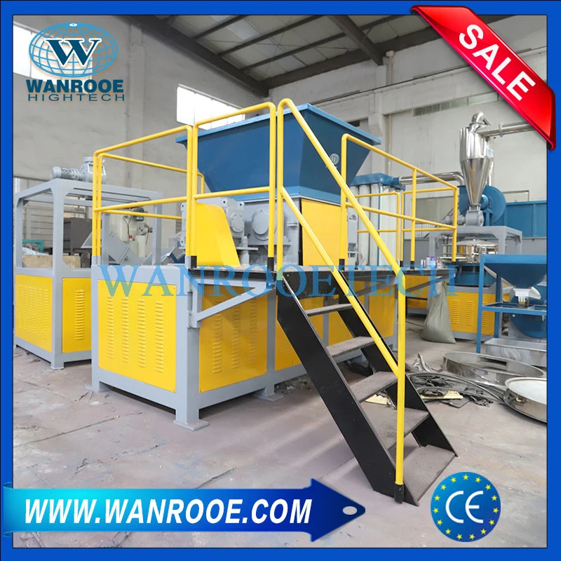 100-3000kg/H Waste Lady Napkin and Pad Shredder Baby Diaper Shredder Machine