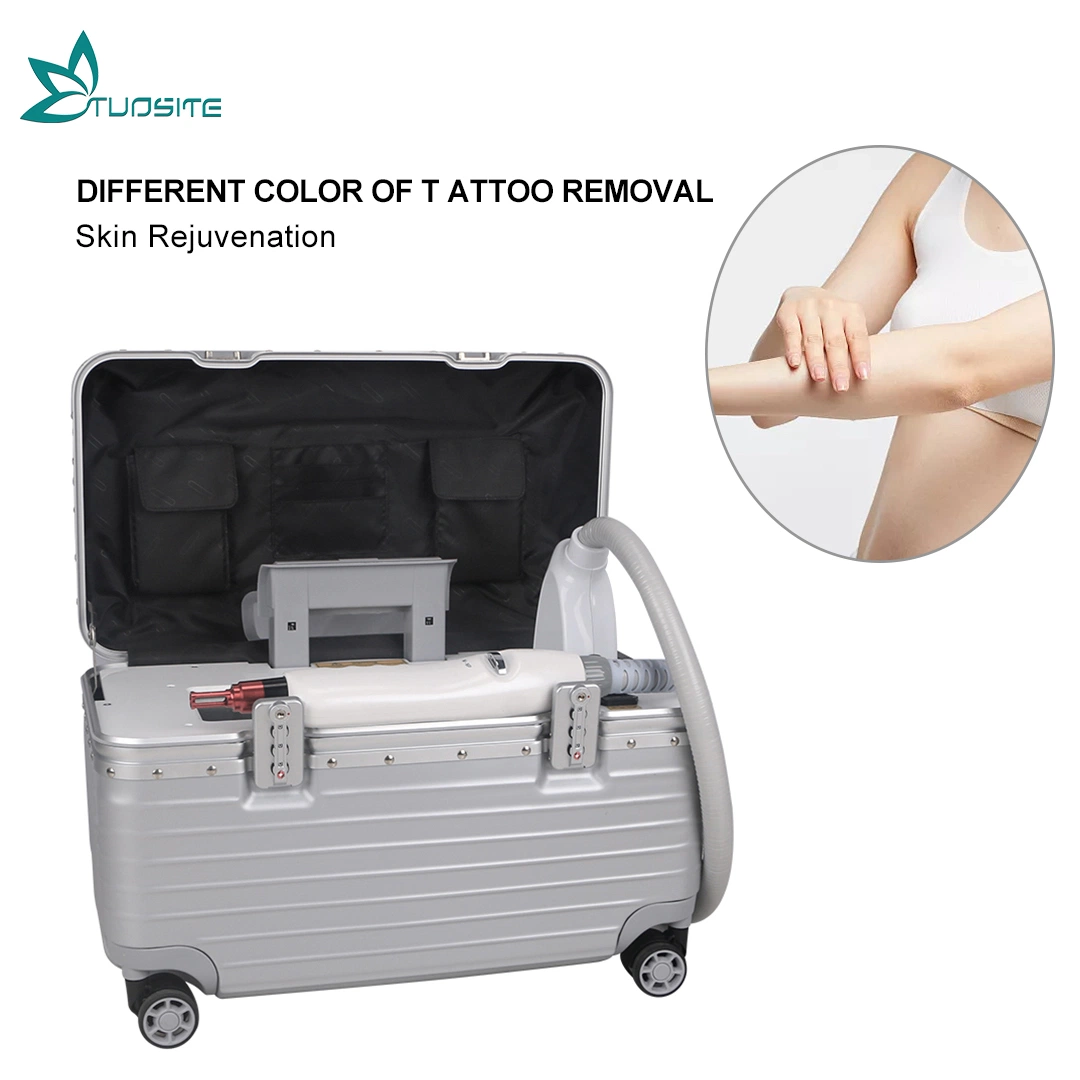 Trolley Box Type Picosecond ND YAG Tattoo Removal Machine for Aesthetic Center Use