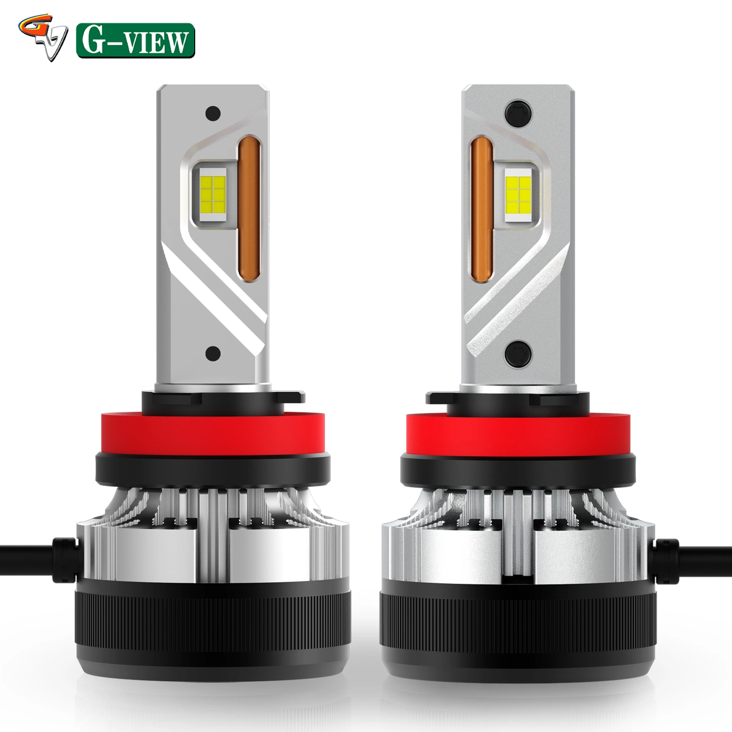 G-View Waterproof Dual Color White And Yellow Best And Powerful 800 881 Led Auto Headlight H4 H7 H11 Led Headlight Bulb