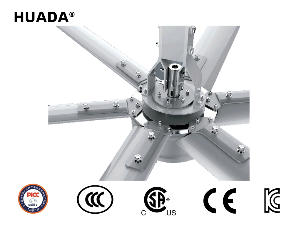 El viento natural Hvls Ventilador de techo con CCC certificados para el estadio cubierto usa