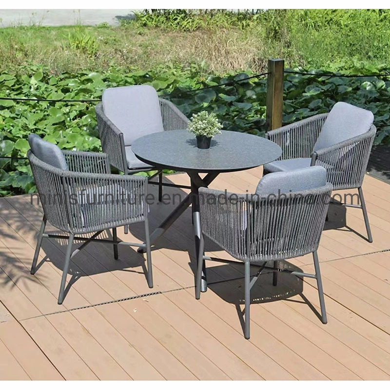 (MN-ODC12) Home/Hotel Outdoor Furniture Woven Rope/Metal Frame Patio/Garden Chairs