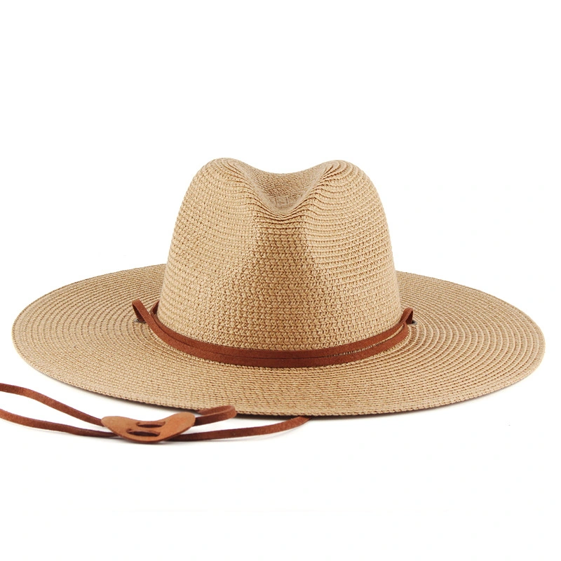 Wholesale Wide Brim Summer Sun Protection Straw Hats Fashion Unisex Outdoor Beach Hats