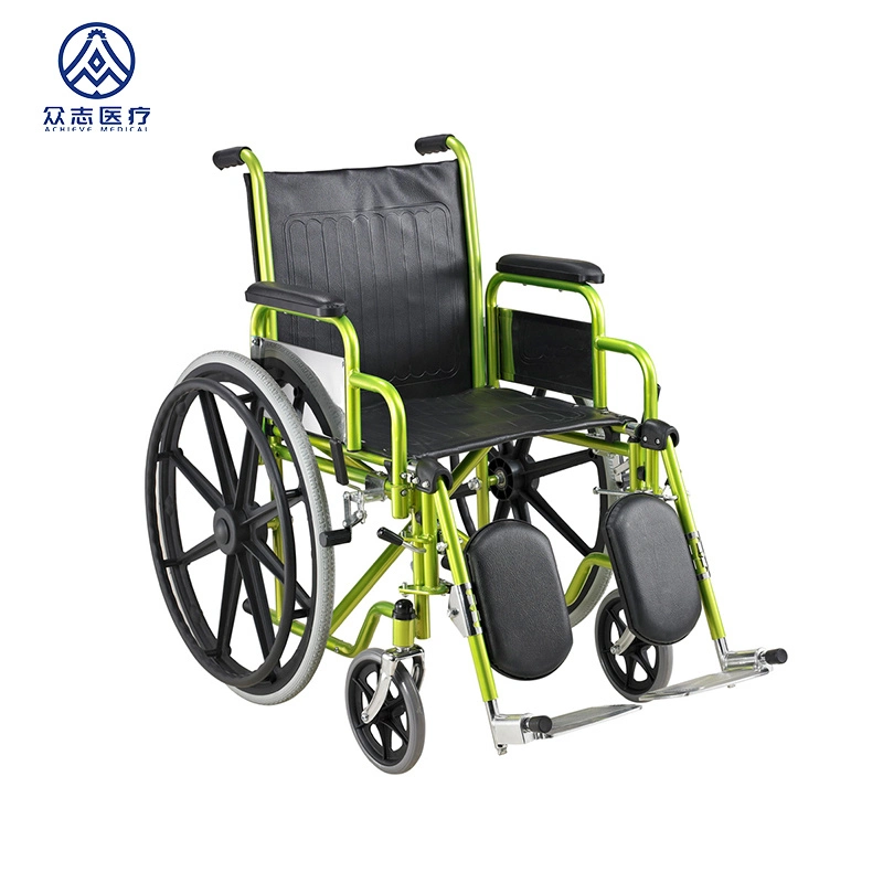 Hospital Furniture Wholesale Medical Folding Has Foot Support for Wheelchair