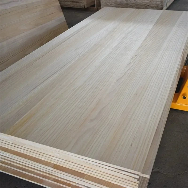 Natural Color Paulownia Timber Edge Glue Paulownia Wood Board