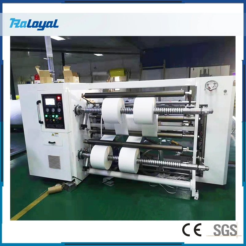 Roll to Roll Rewinding and Slitting Machine for BOPP PVC Pet