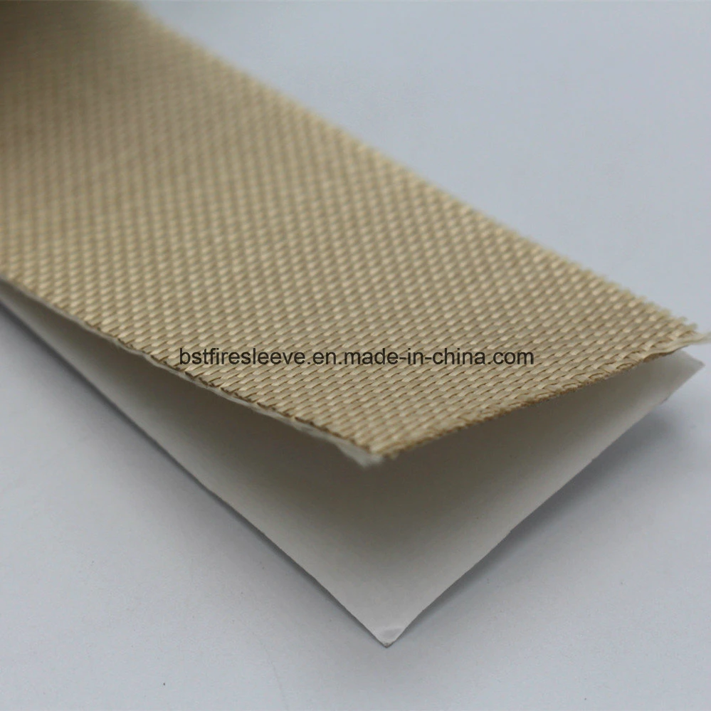 Heat Protection Fireproof 96% High Silica Fabric with Adhesive Backed