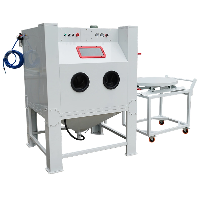 Alloy Wheel Sand Blasting Equipment, Dry Sandblasting Cabinet