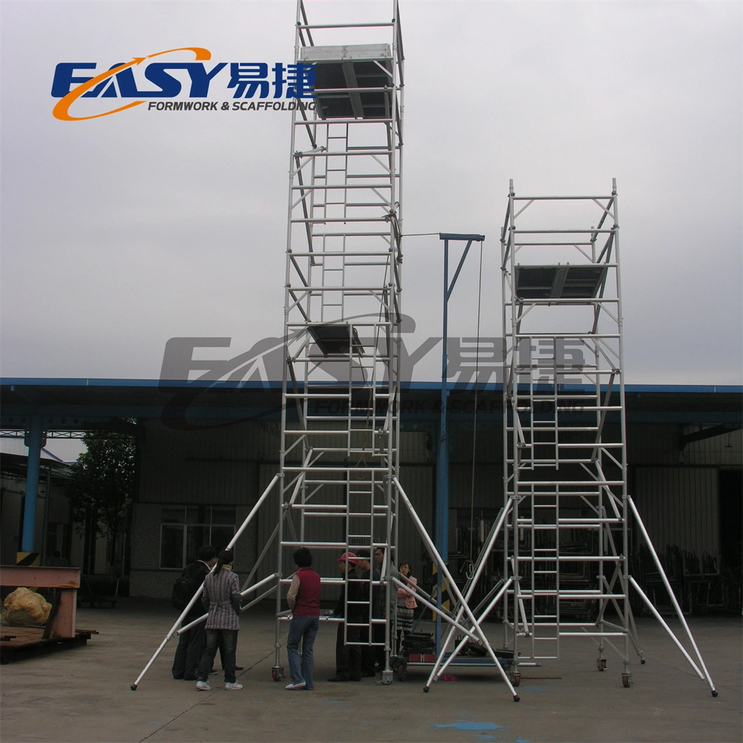 Easy Galvanized Steel /Aluminum 4m -6m Scaffolding Tower Stage Platform