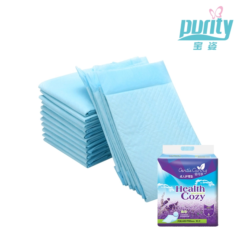 JWC Underpads Sanitary 60*90 Incontinence Hospital Medical Disposable Bed Adulto Debajo de almohadilla y almohadilla de enfermería