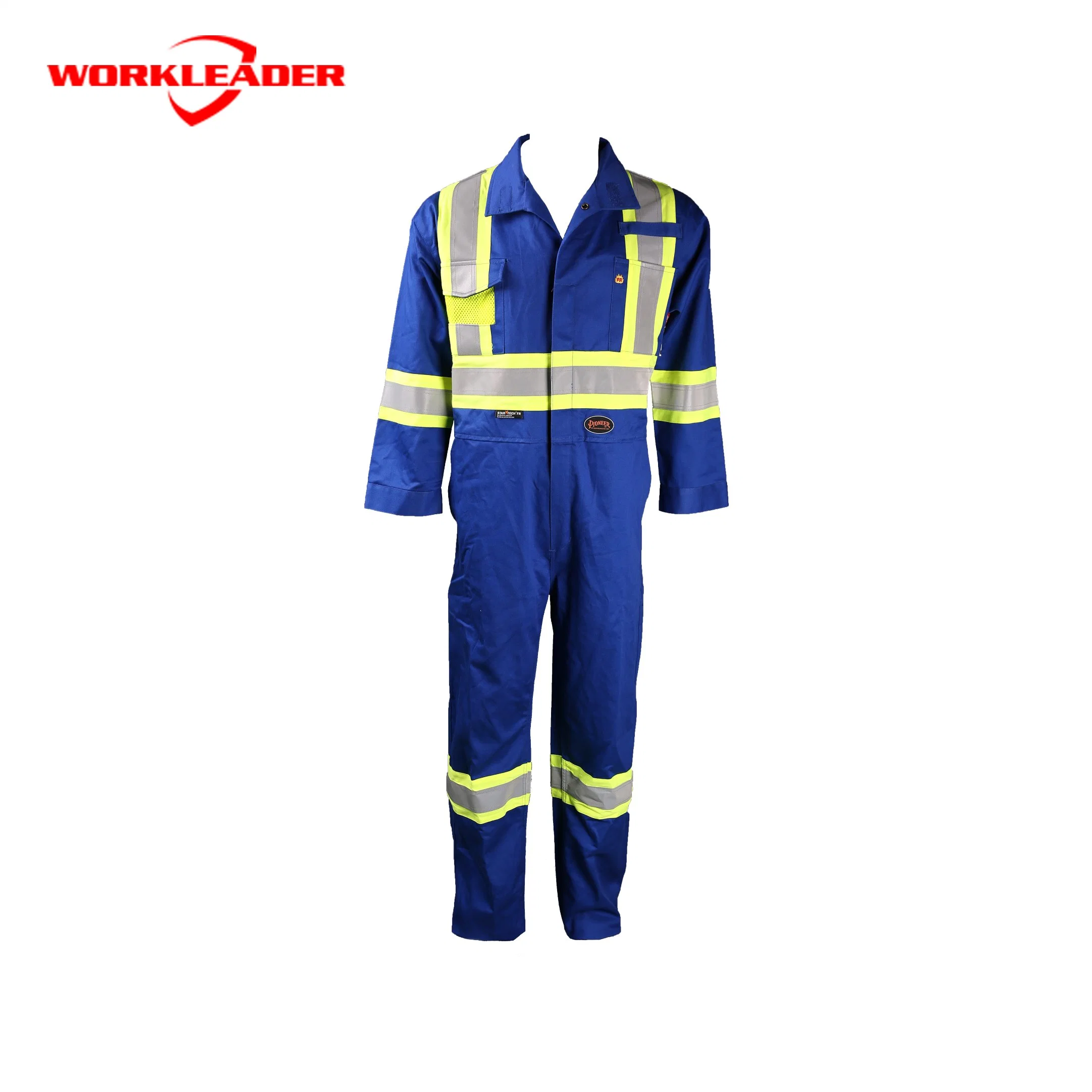 Nfpa2112 и Nfpa70e HRC2 серого цвета 88%хлопок 12%нейлоновые сварки Fr Coverall