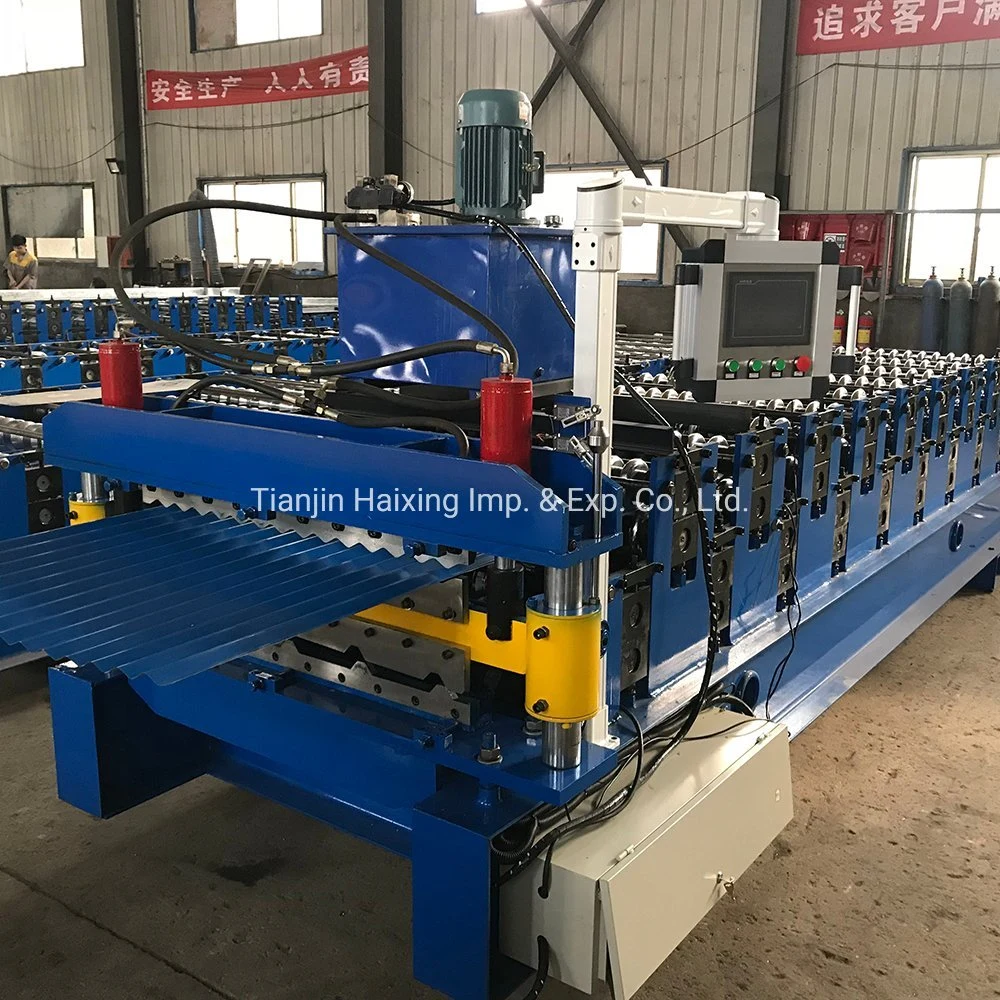 Corrrugated Metal Roofing Former Steel Plate Rolling Machinery