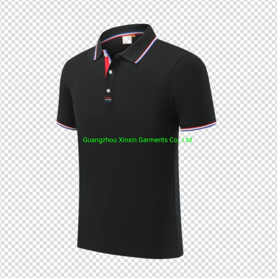 2022 New Factory Clothing Men's Uniform Logo Design Polo Shirt Cotton Breathable Soft Basic Polo (9908A)