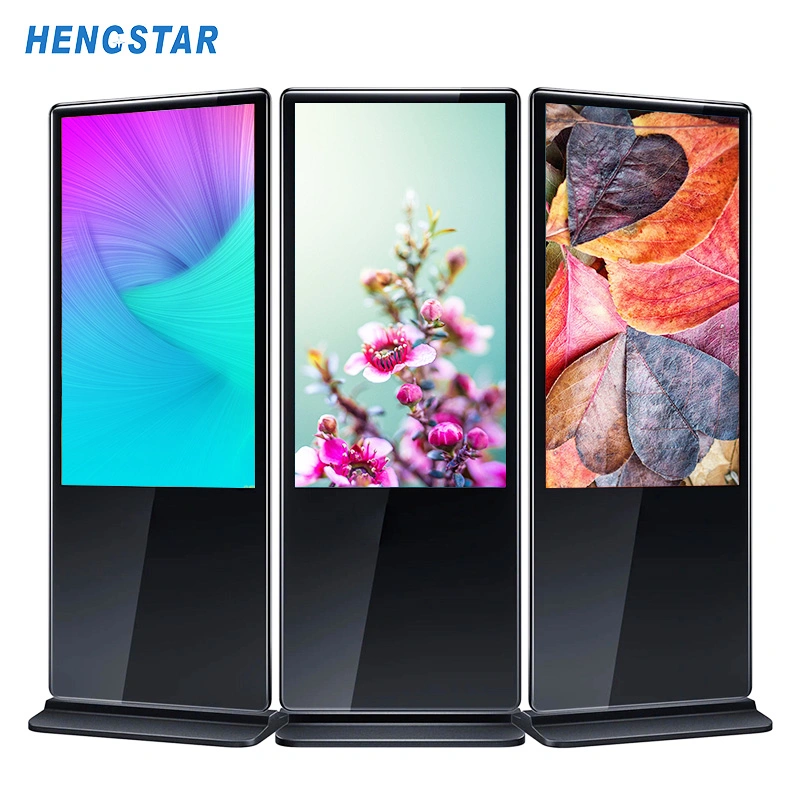 OEM/ODM 43" 47" 49" 55 Inch Floor Standing Kiosk Advertising Display Digital Signage LCD TV Touch Screen LED Display