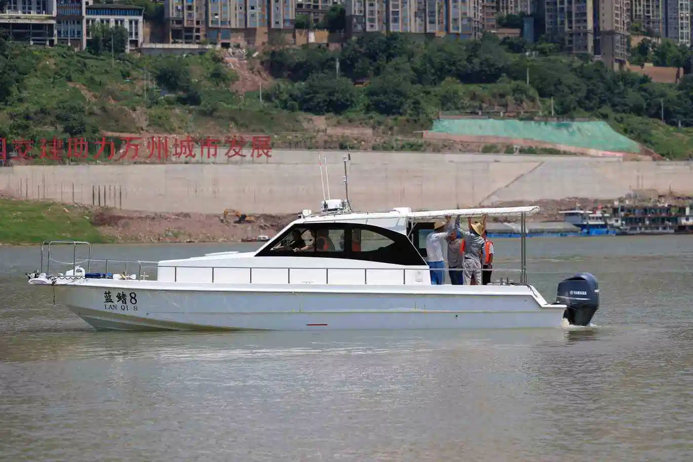 39FT FRP Fishing Charter Boat with Diesel Engine and Stern Driver