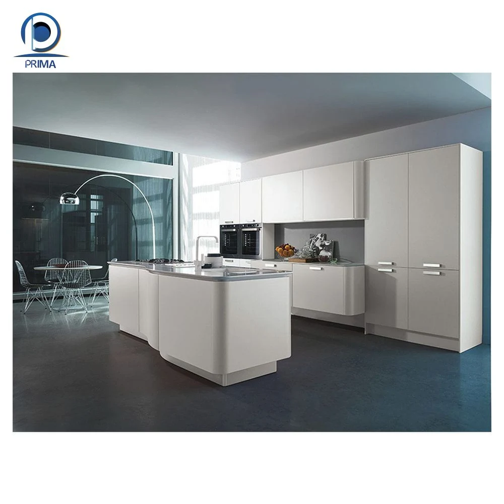 Customized High quality/High cost performance  Gray Plastic Laminate Kitchen Cabinets Furniture