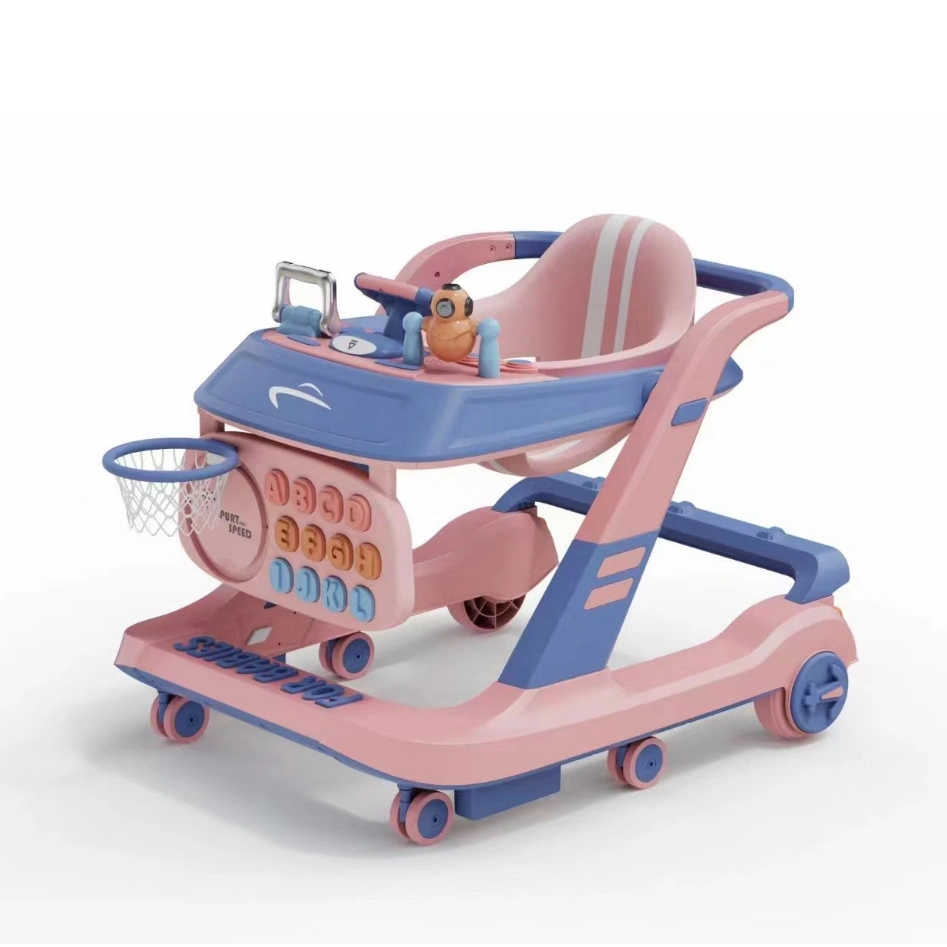 Baby Walker Multifunction Anti-Rollover Toddler Chair Dining Chair