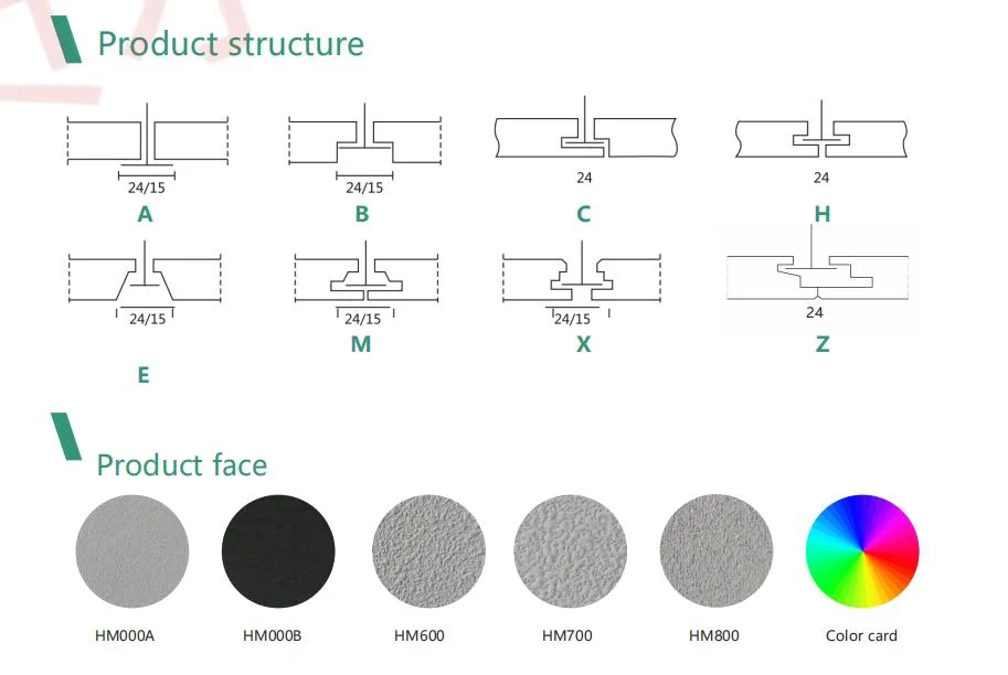 Fiberglass New Material Square Edge Ceiling Factory Customization