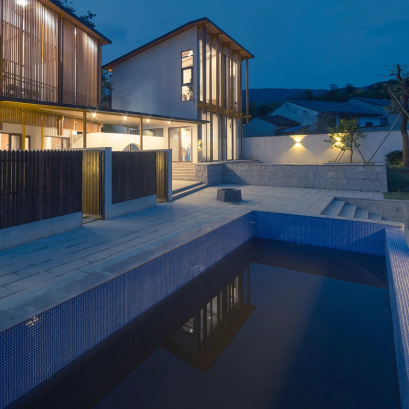 Fertighaus Prefab Hotel und Villa Gebäude mit Light Steel Rahmen Tiefblau Smarthouse