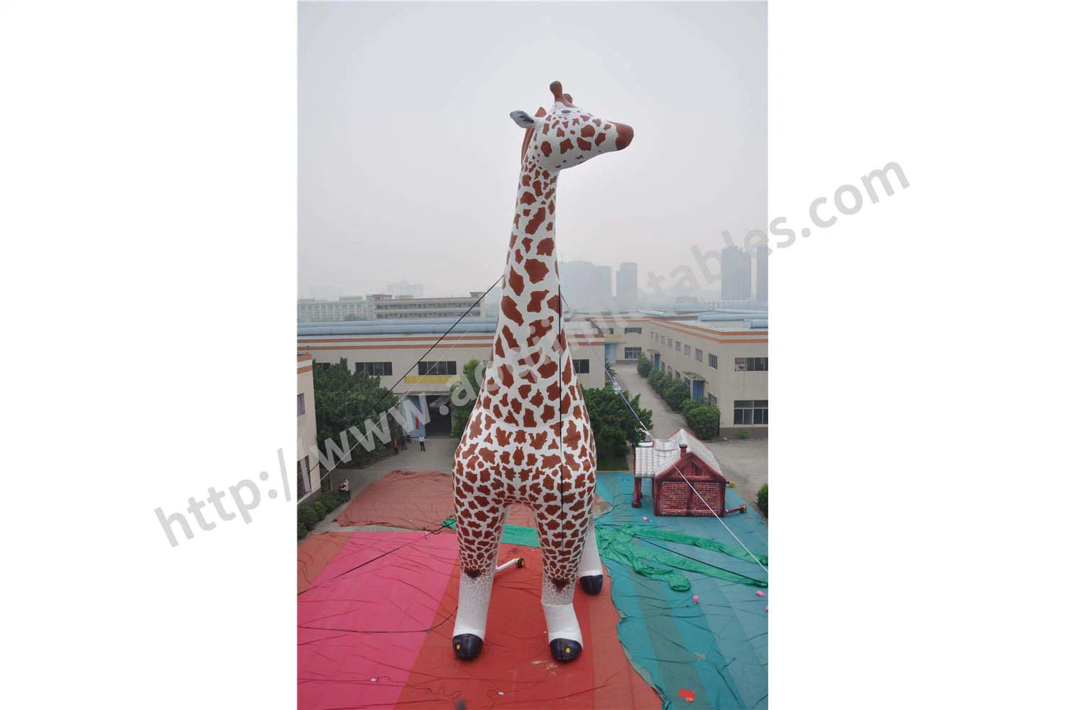 Aoqi Inflatable Giant Giraffe Animal Model