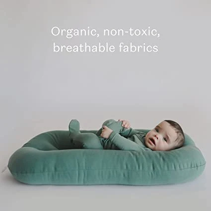 Snuggle moi bébé nu organiques chaise longue et tapis de plancher du siège pour bébé nouveau-né Fiberfill Essentials le coton biologique,