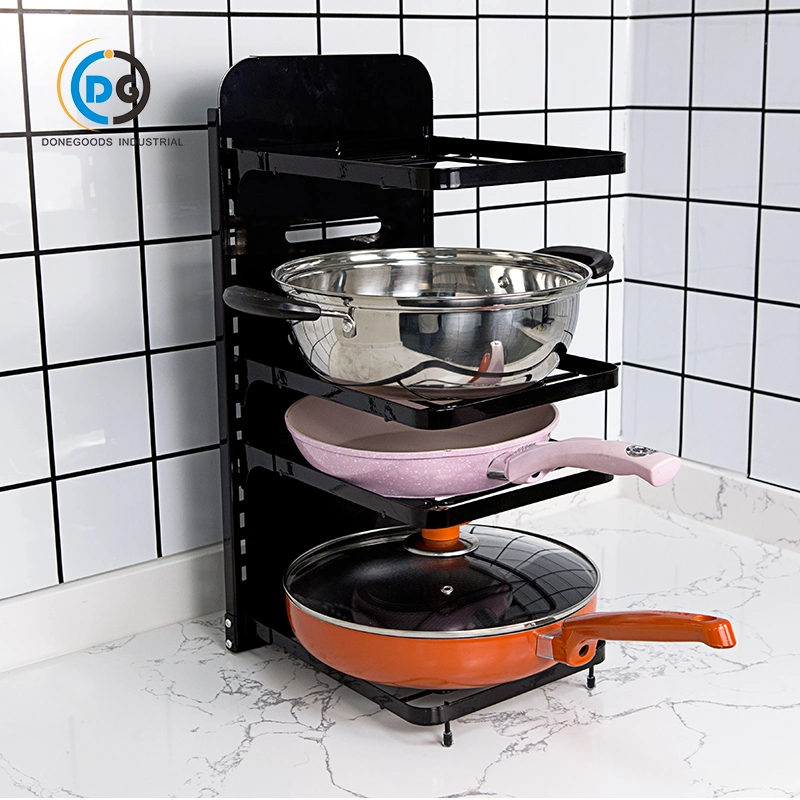 High quality/High cost performance  Kitchen Cabinets Stainless Steel Multi-Layer Adjustable Pot Rack