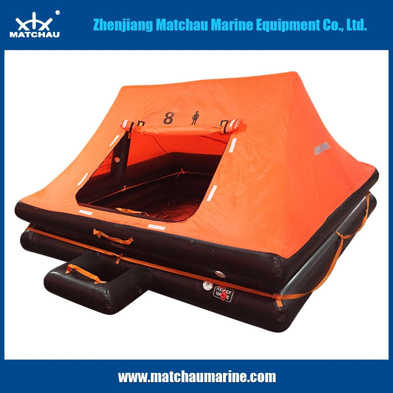 ISO 9650-1 Type Throw Over Board Inflatable Life Raft for Yacht