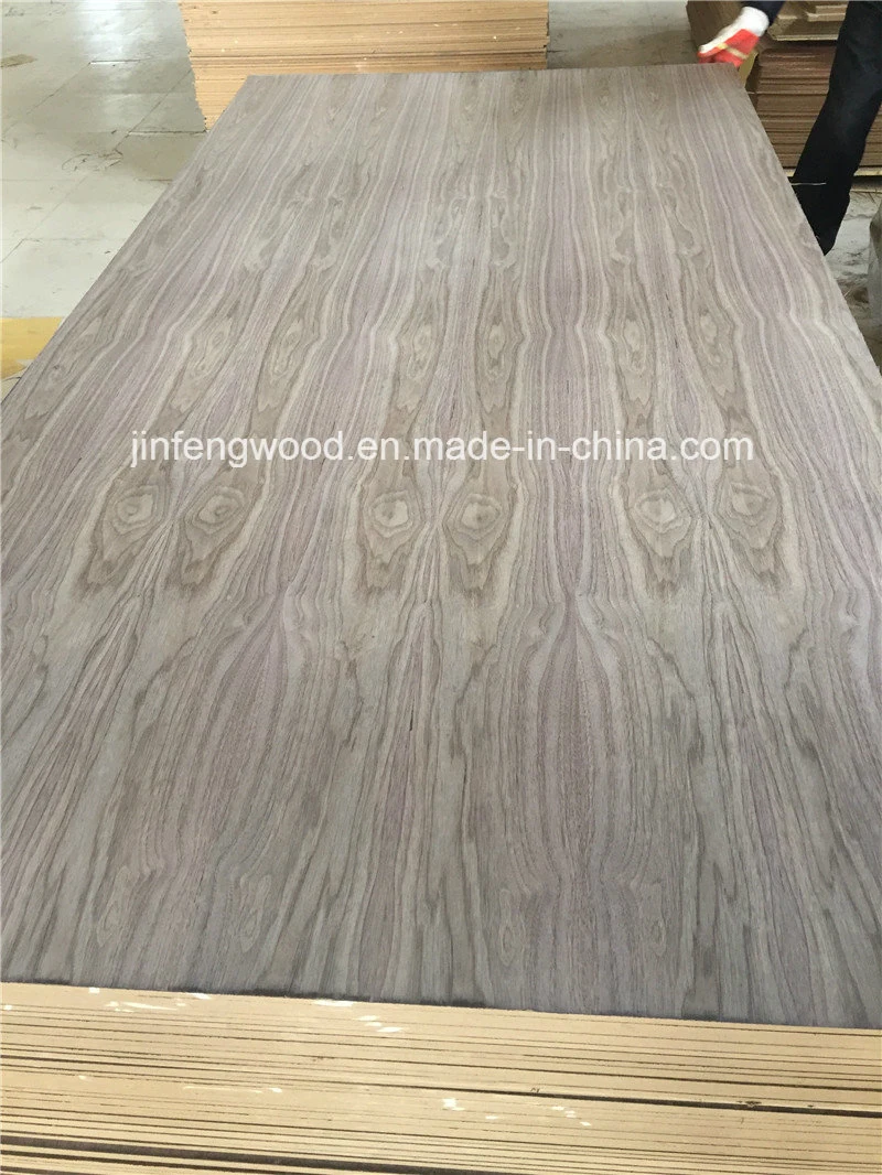 ISO9001: 2008 Natural Veneer Faced Plywood / Blockboard / MDF