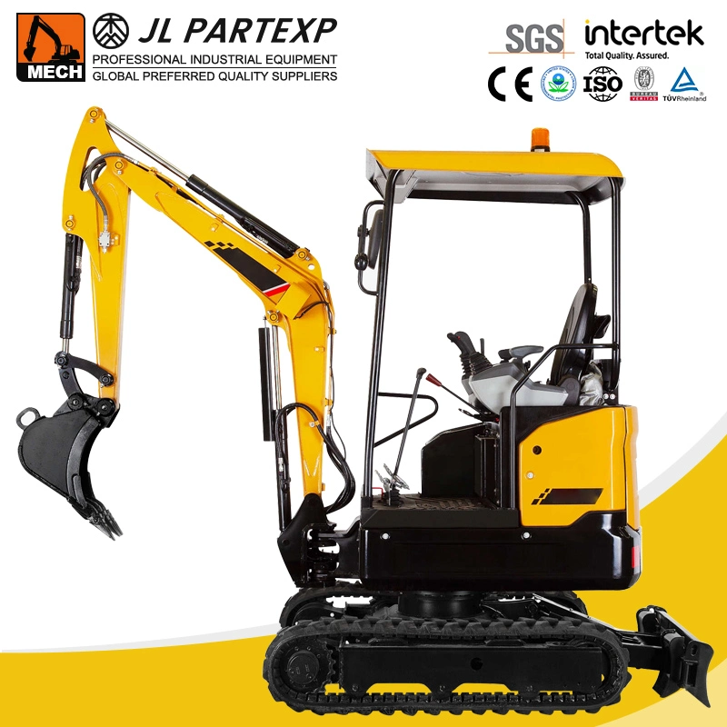 1.8/2 Ton Fine China Brands Compact Mini Crawler Excavator Digger