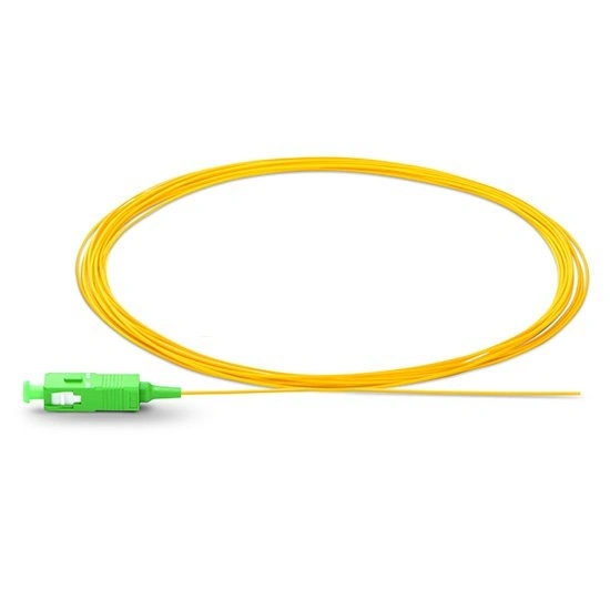 Om3, Om4, Om5, G652D, G657A1 LC/APC Sc/APC Standard 0.9mm Single Cord Simplex Buffered Fiber Pigtail OS2 for Data and Voice Services