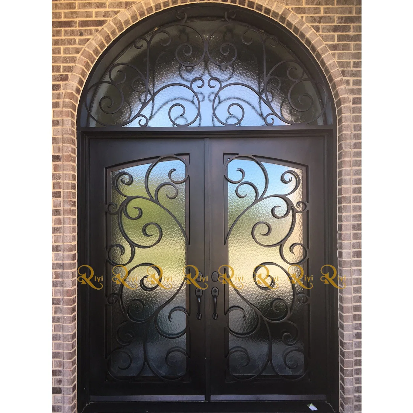 New Design China Supplier Outdoor Stainless Steel Grill Design Wrought Iron Door