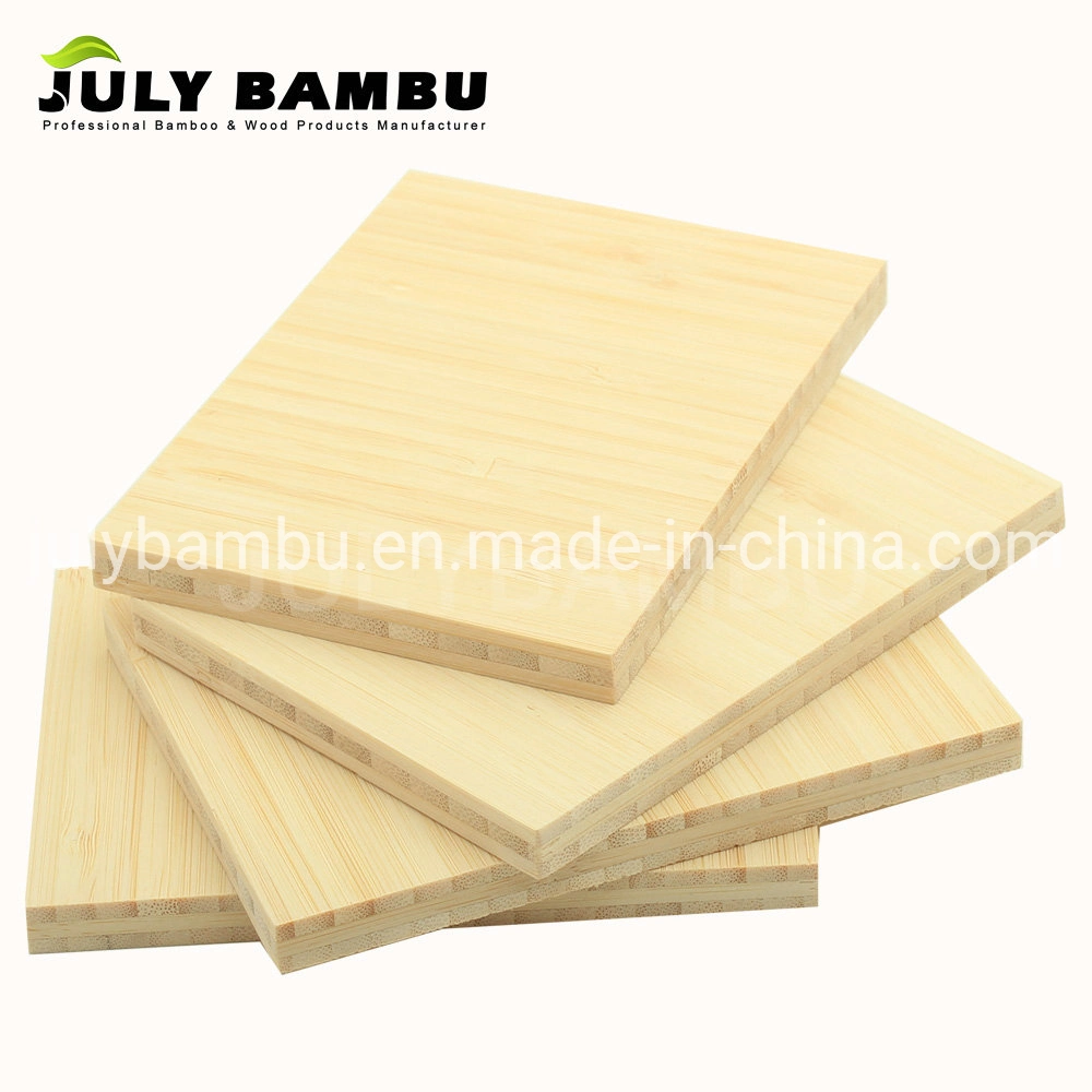 9mm Natural Vertical Corss Lamianted Bamboo Wood Planks Use for Indoor Furniture