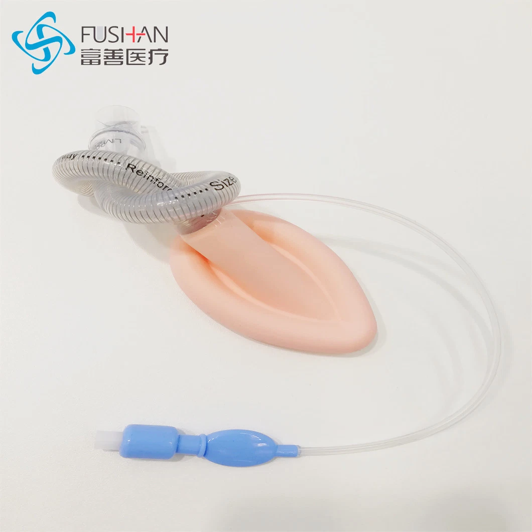 China Wholesale/Supplier Fushan Medical Silicone Reusable and Reinforced Laryngeal Mask Airway with Softer Cuff CE ISO 13485 Approved