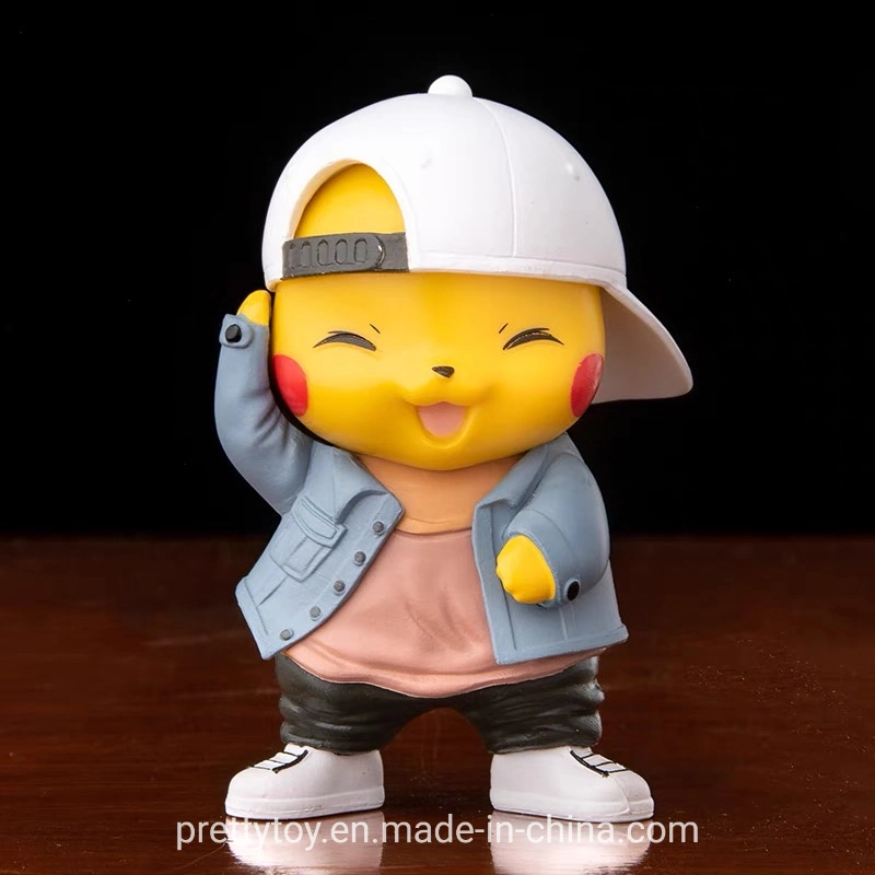 Custom Plastic Cute Hip Hop Pop Male Cartoon Character Model Toy Collection