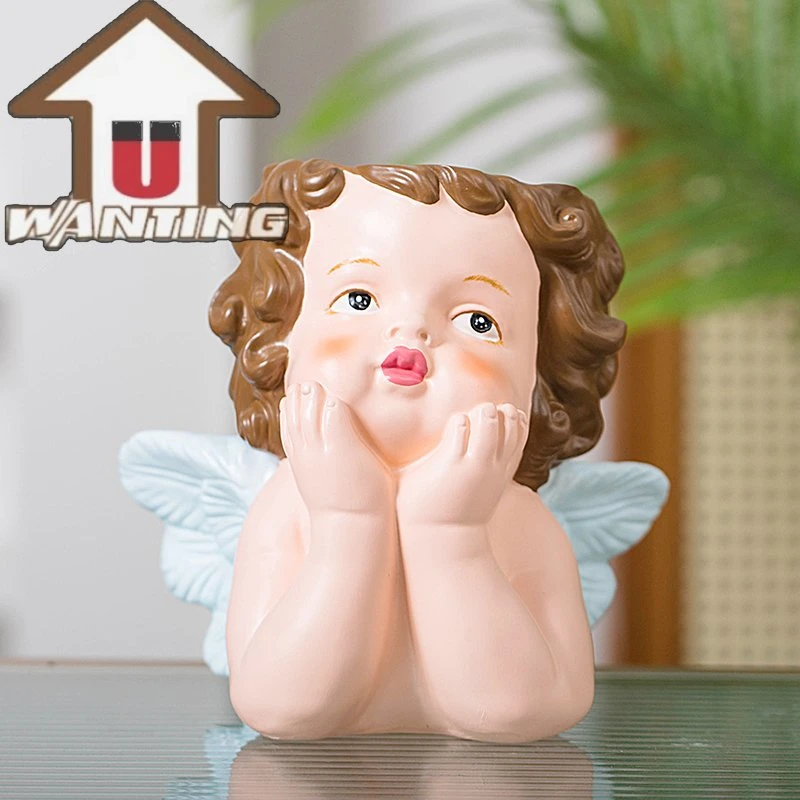 Personalized Angel Vase Portrait Flower Pot Angel Decor Table Ornament Home Decor