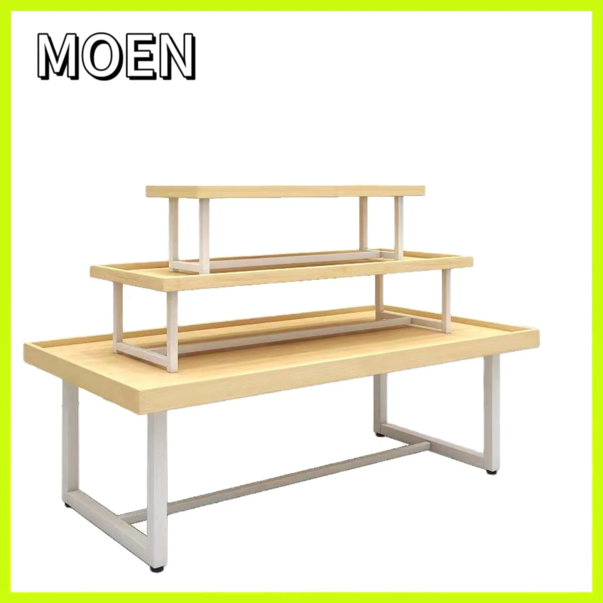 Wholesale/Supplier Retail Display Tables Shopfitting Furniture Wood Store Nesting Table Display Shelf