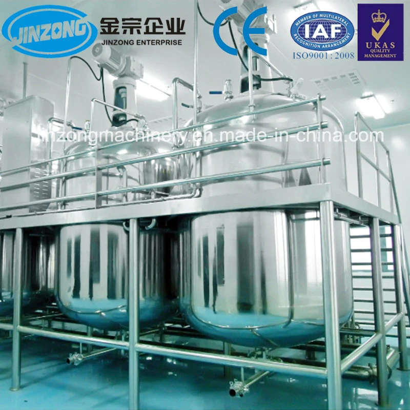 Jya Jinzong automático máquina de fabricación de champú, Champú de la línea de producción de equipos de mezcla