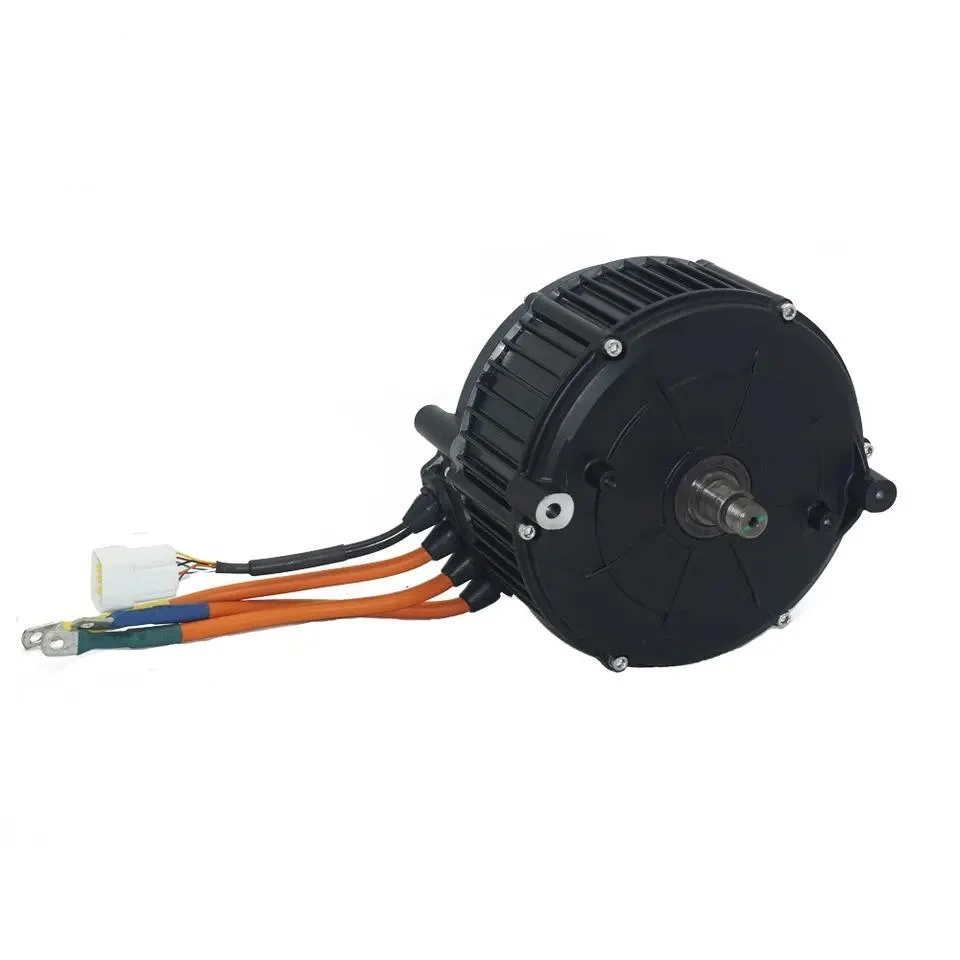 محرك الأقراص المتوسط Qsmotor 165 5000W 72 فولت 35h Encoder Pmsm بالنسبة لدراجة E-Bike القذرة