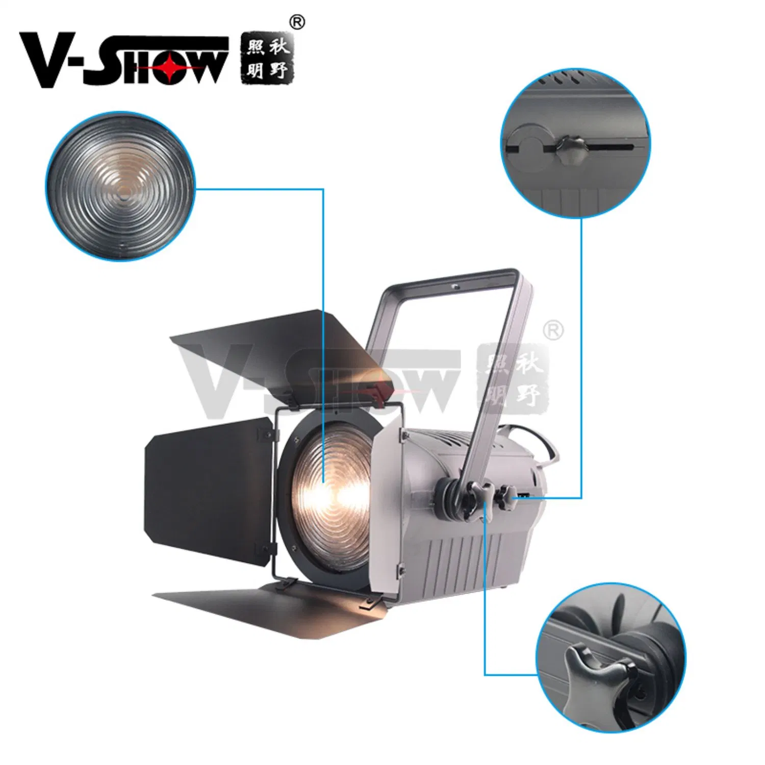 V-Show Fresnel 200W LED Light of Club