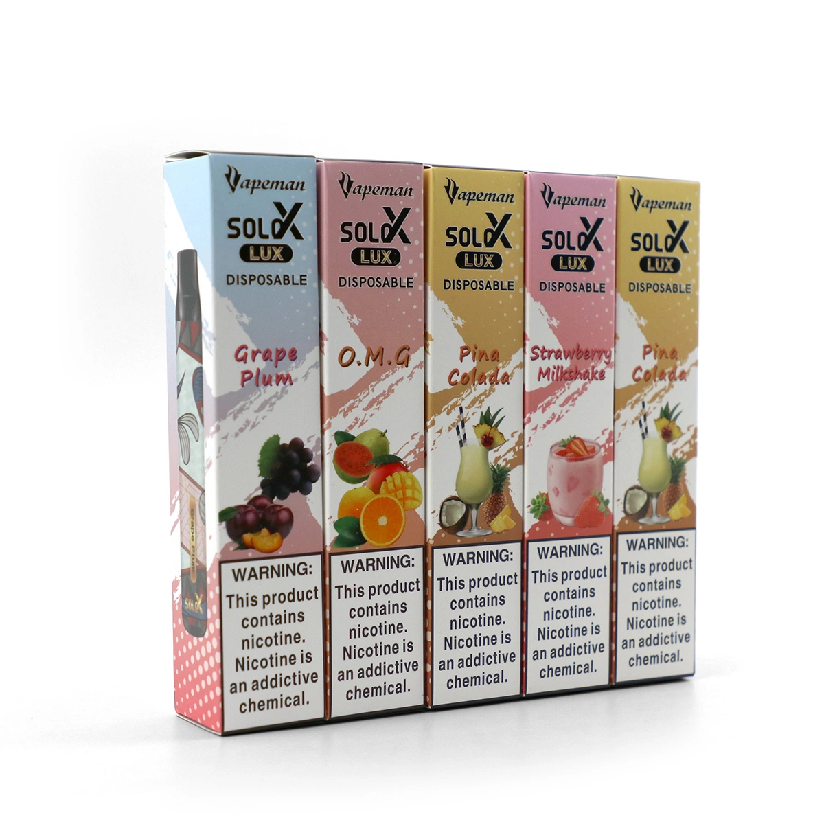 High-Quality Best Flavor Again Vapeman Solo X Dtl Disposable/Chargeable Pod Vape Pen Best Sale in UAE 10 Fruit Flavors