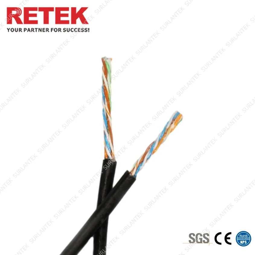 Outdoor Waterproof Jelly Filled UTP Cat5e LAN Cable