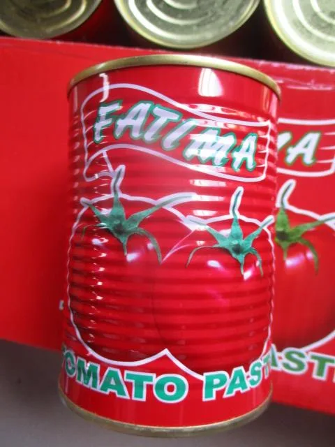 Fatima Canned Tomato Paste Hot Sale 400g Sauce Factories Nigeria