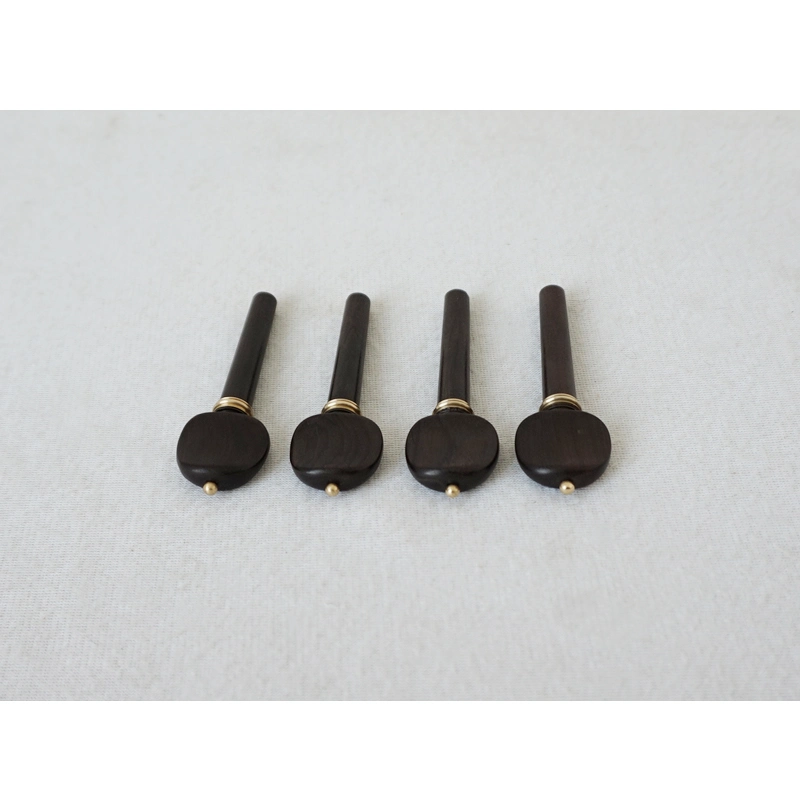 One Set High Grade Violin Ebony Accessories